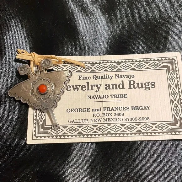 Native Jewelry Native American Pinpendant Marked Gb Sterling